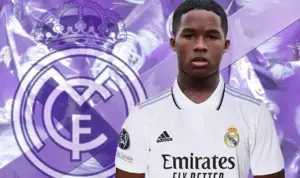 Endrick có mặt trong đội 1 của Real 